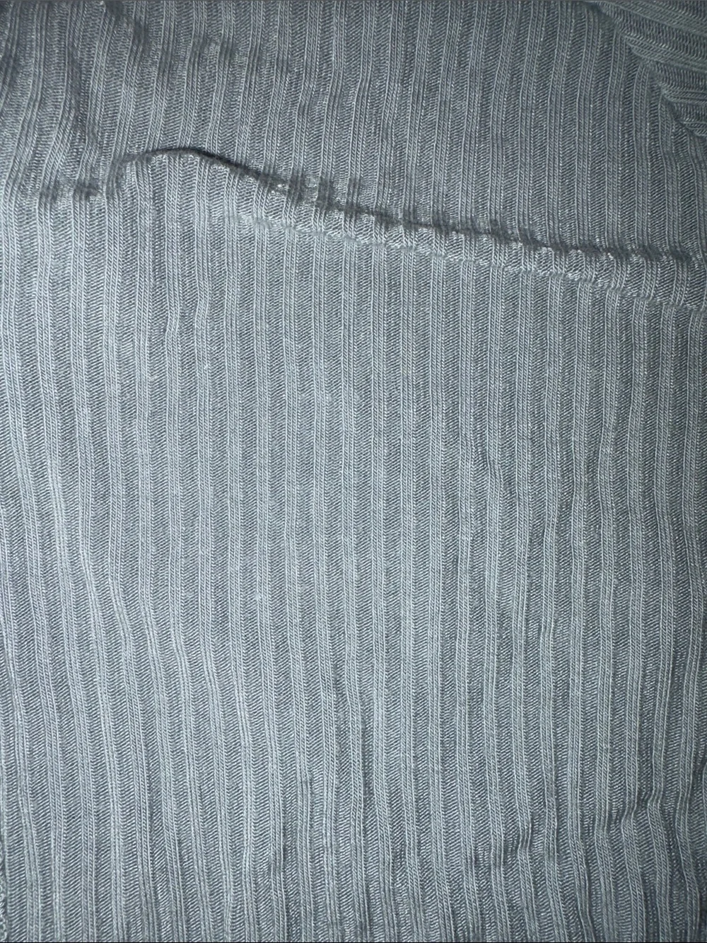 Little Sleepies Ribbed Blue/Grey Zippy